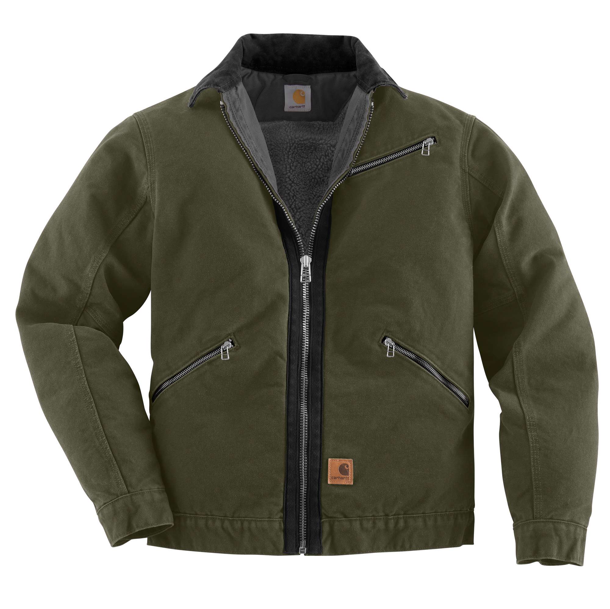 Men's Sandstone Detroit Jacket/Sherpa Lined