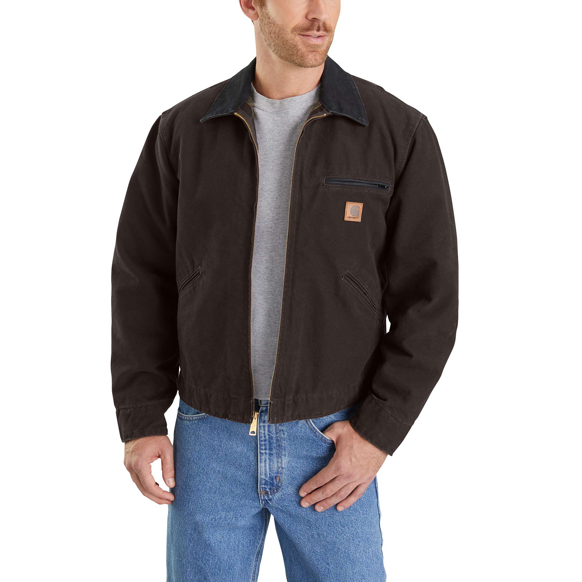Carhartt Sandstone Detroit Jacket / Blanket Lined
