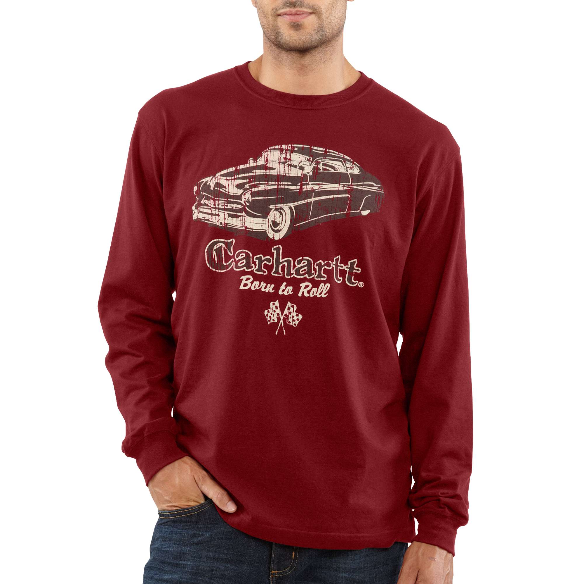 Mens Series 1889&reg; Born To Roll Long-Sleeve T-shirt