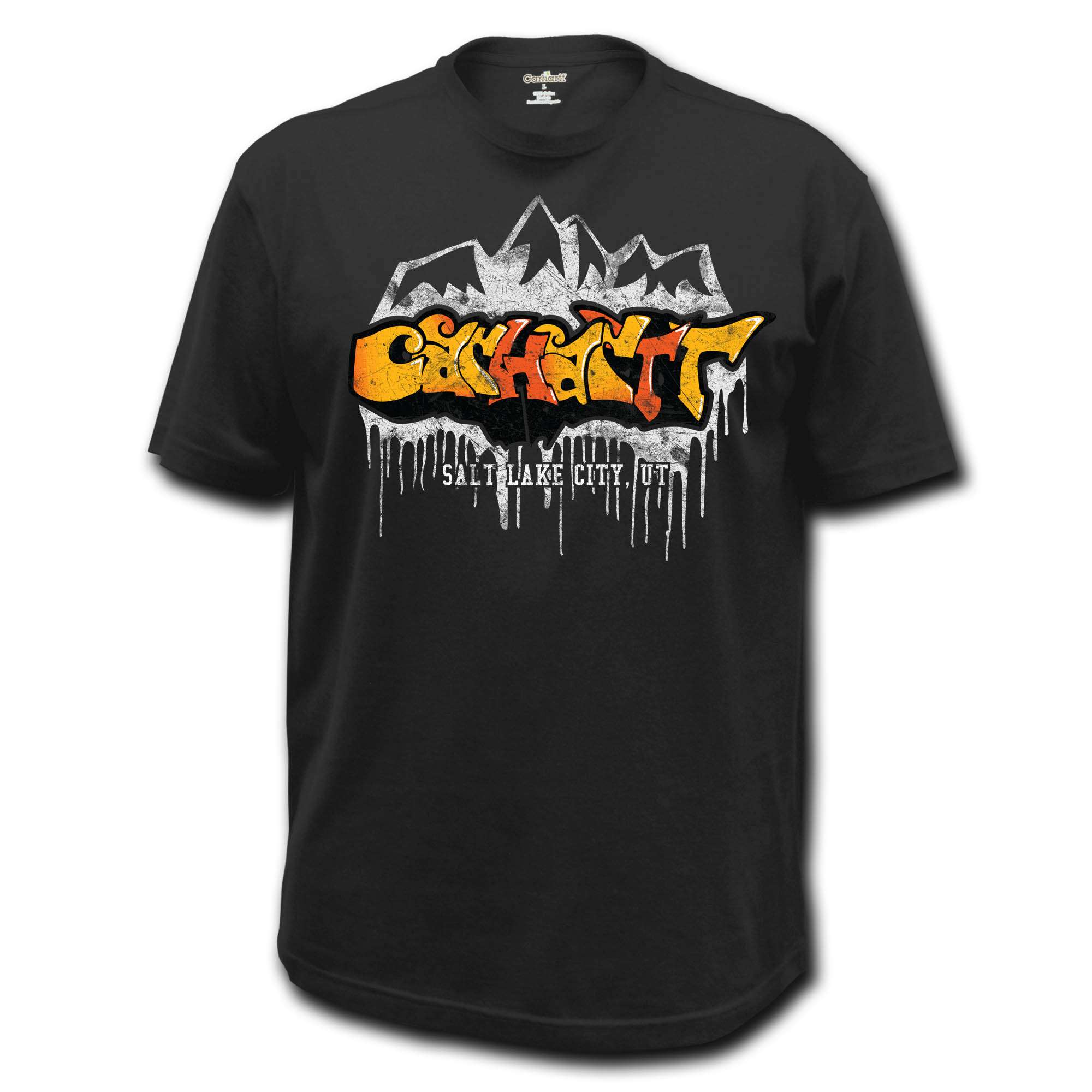 Salt Lake City Mountains Graphic Short-Sleeve T-Shirt