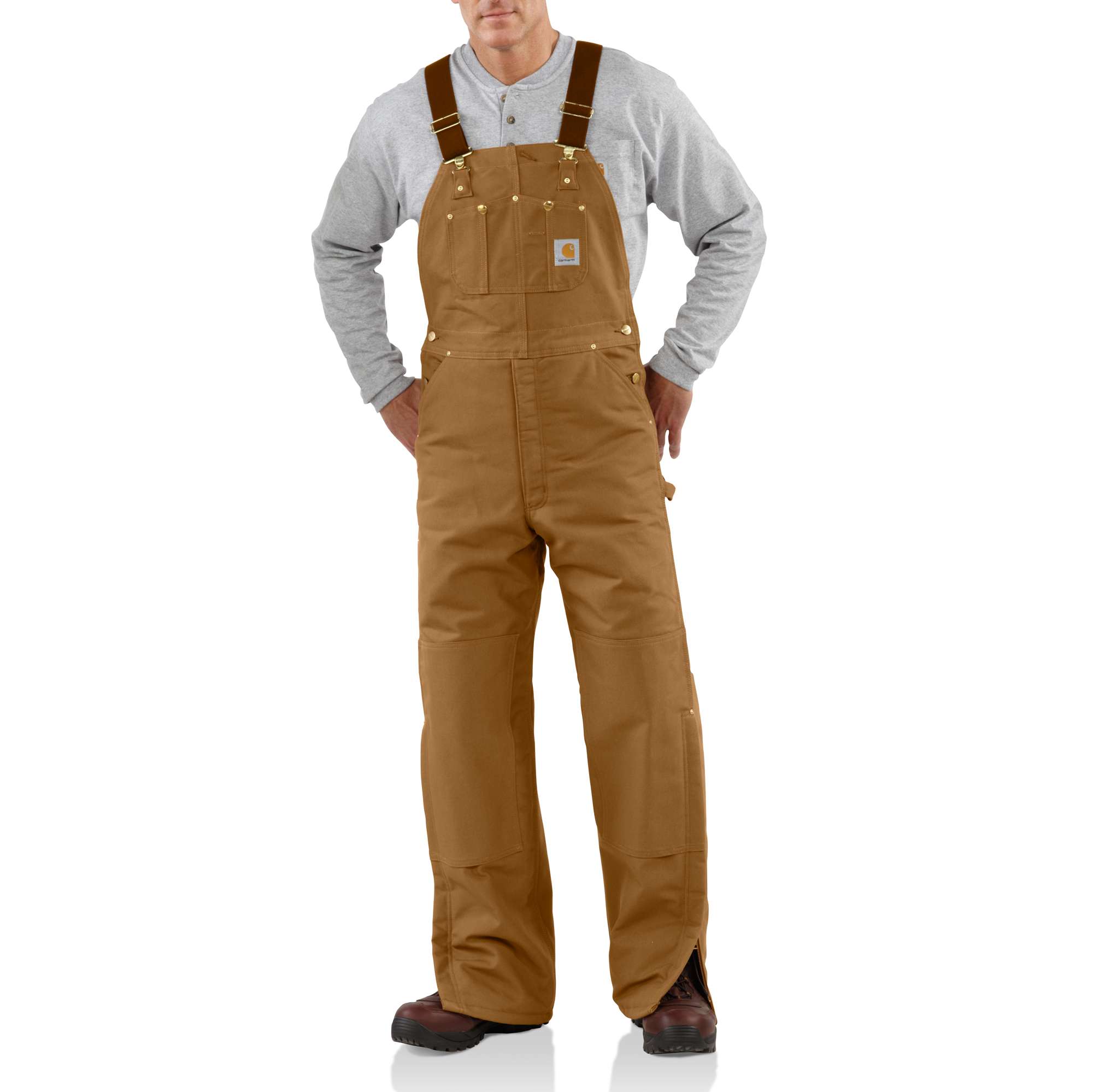 Men&rsquo;s  Duck Bib Overall / Quilt Lined