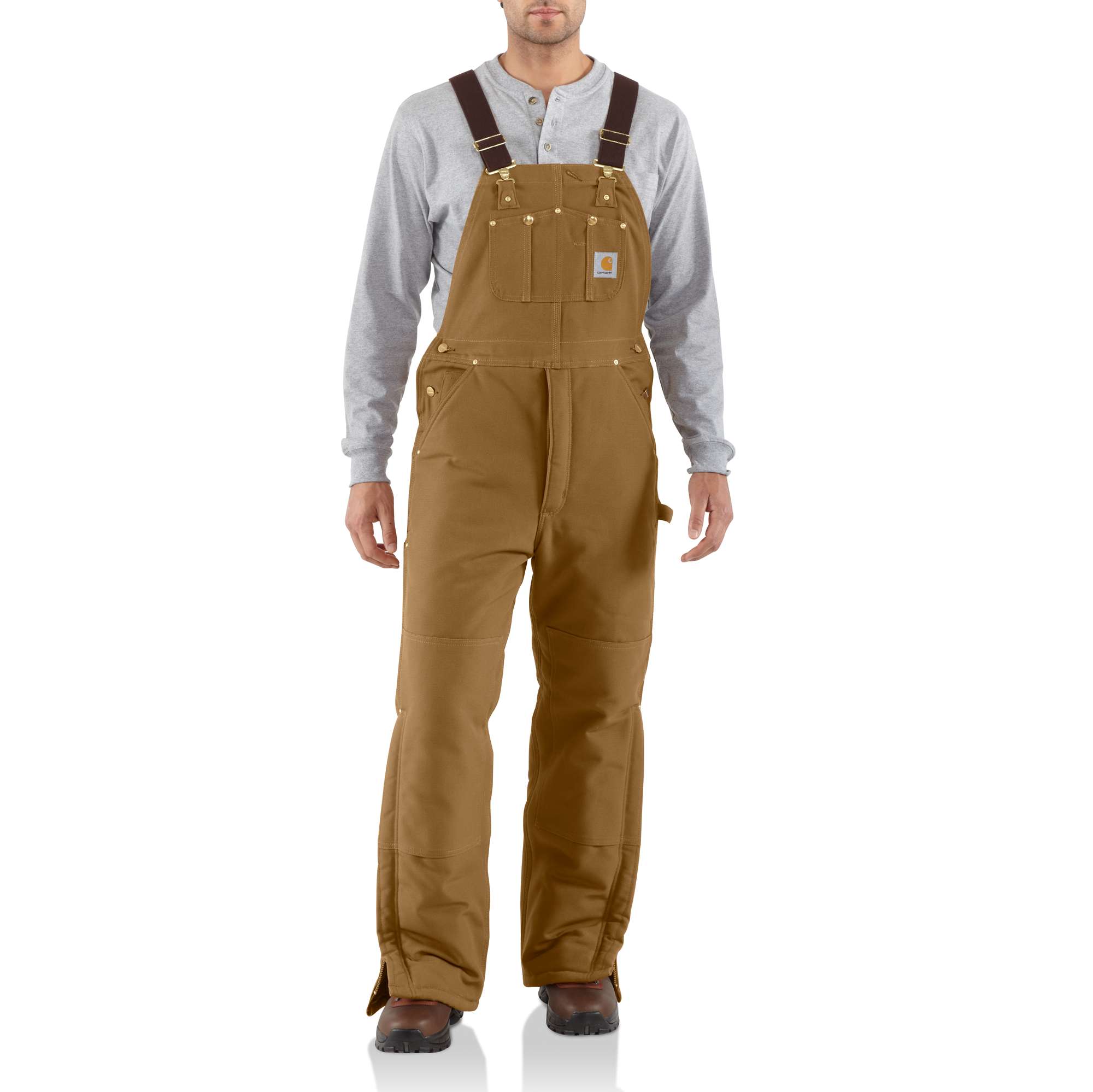 Men&rsquo;s  Duck Bib Overall / Arctic Quilt Lined