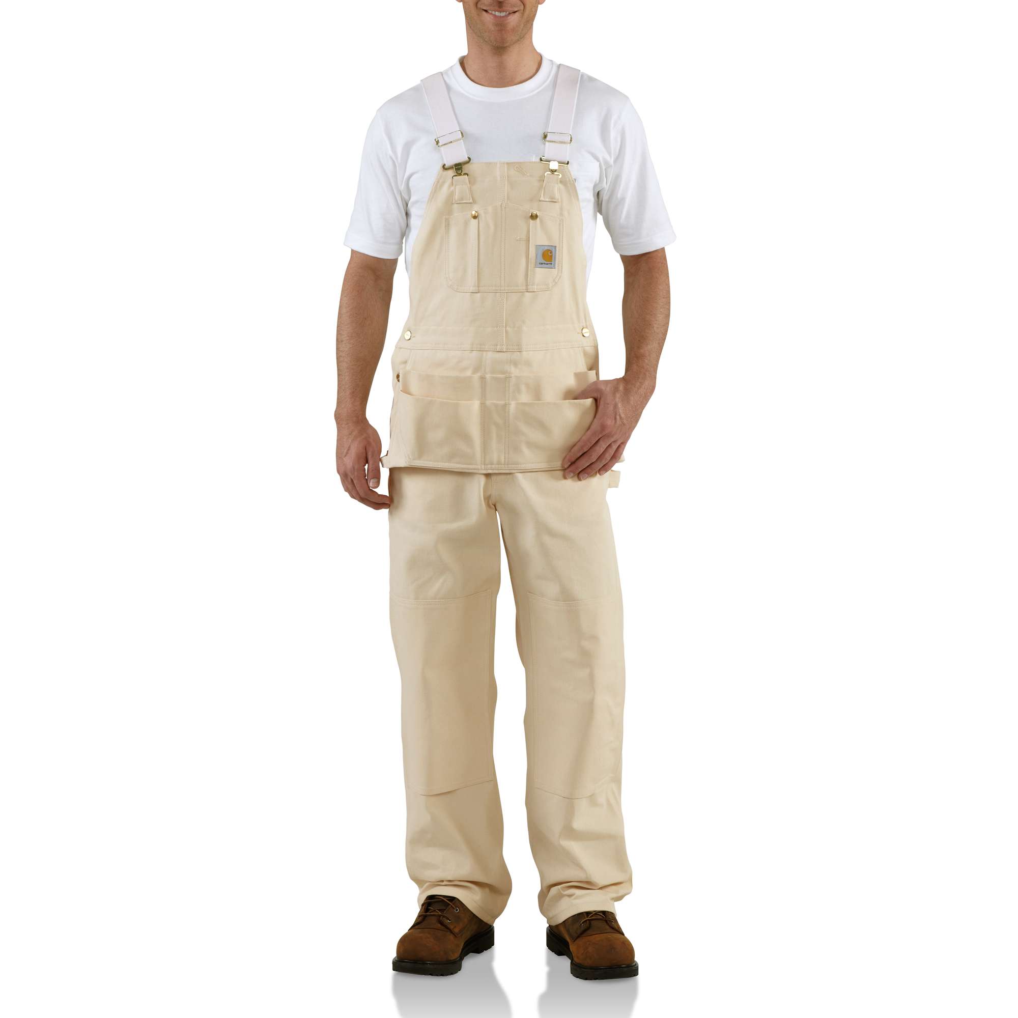 Men&rsquo;s  Drill Carpenter Bib Overall/Unlined