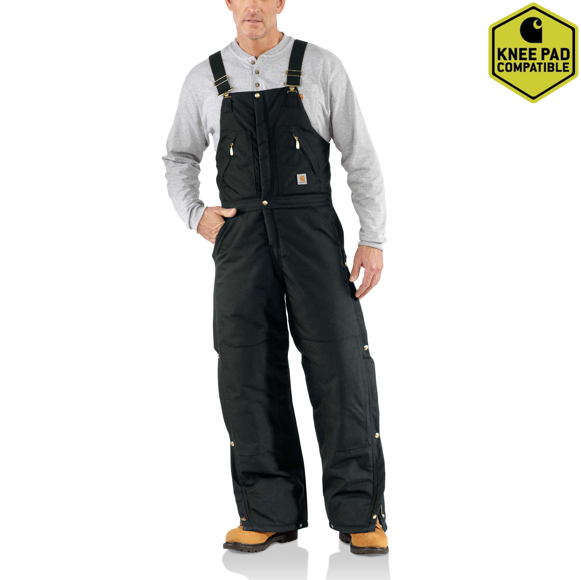 Men&rsquo;s  Extremes� Zip-To-Waist Biberall / Arctic Quilt Lined