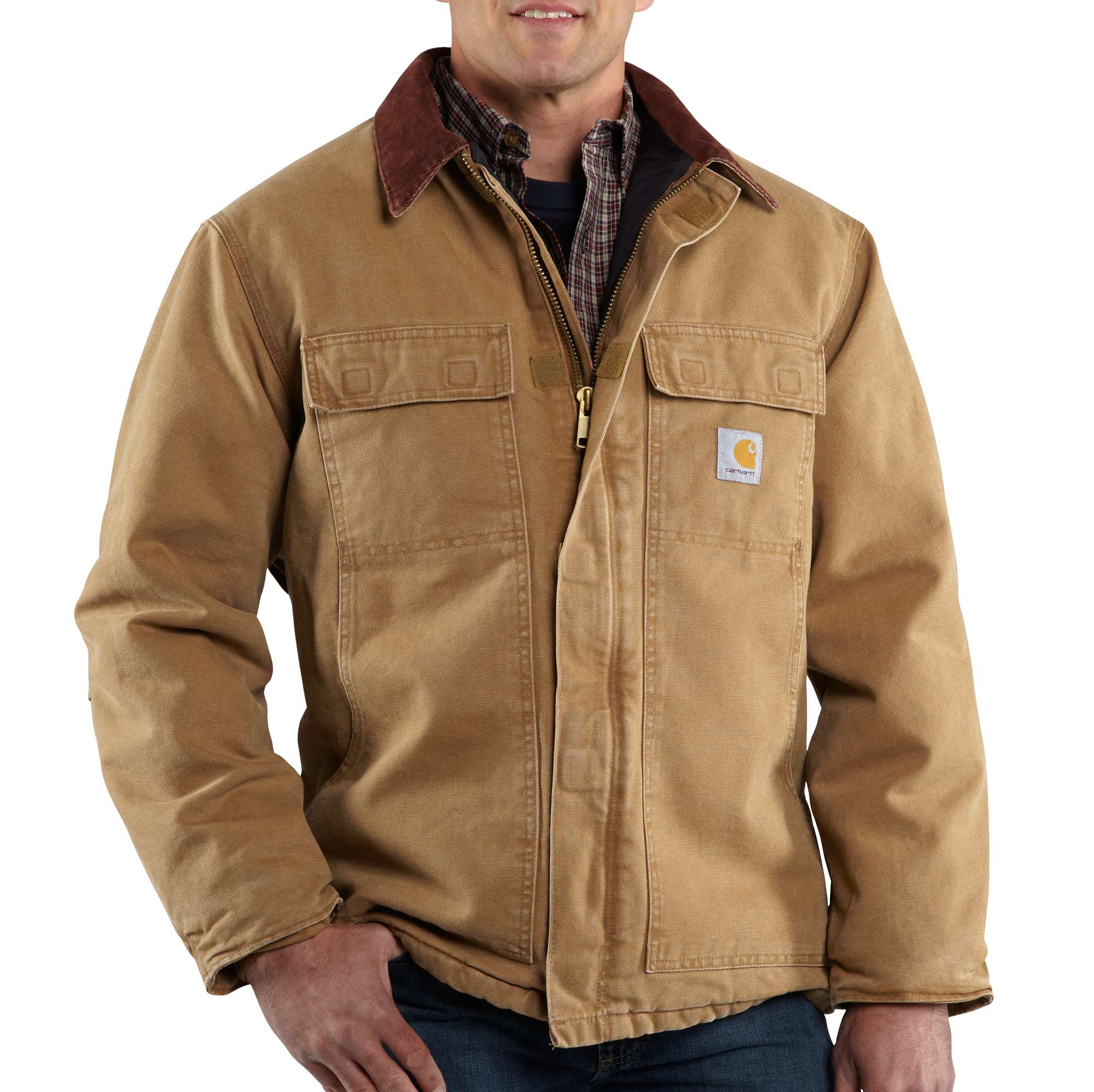 Men's Naturally Worn Duck Traditional Coat/Arctic Quilt-Lined