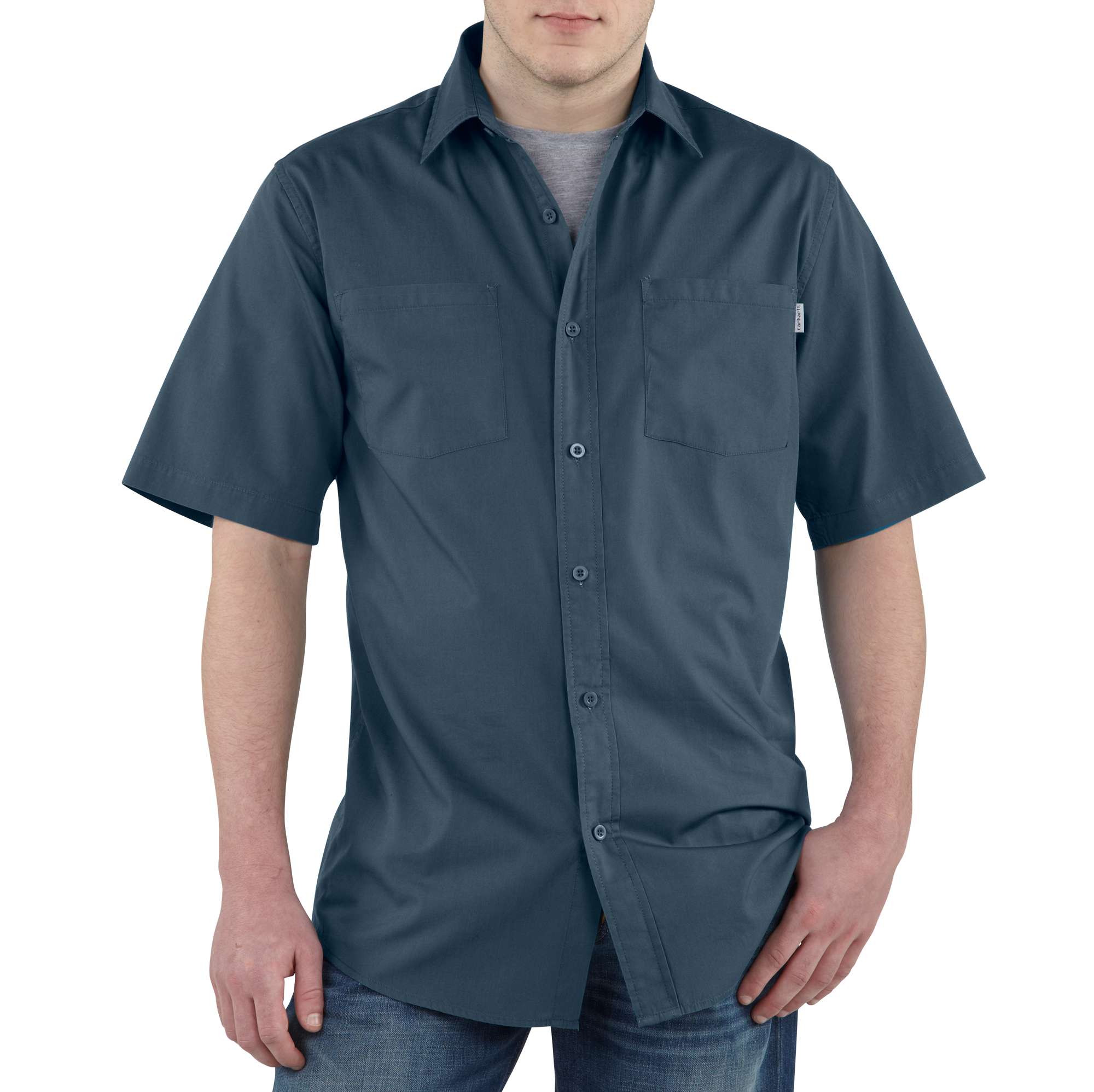 Men's Short-Sleeve Lightweight Woven Shirt