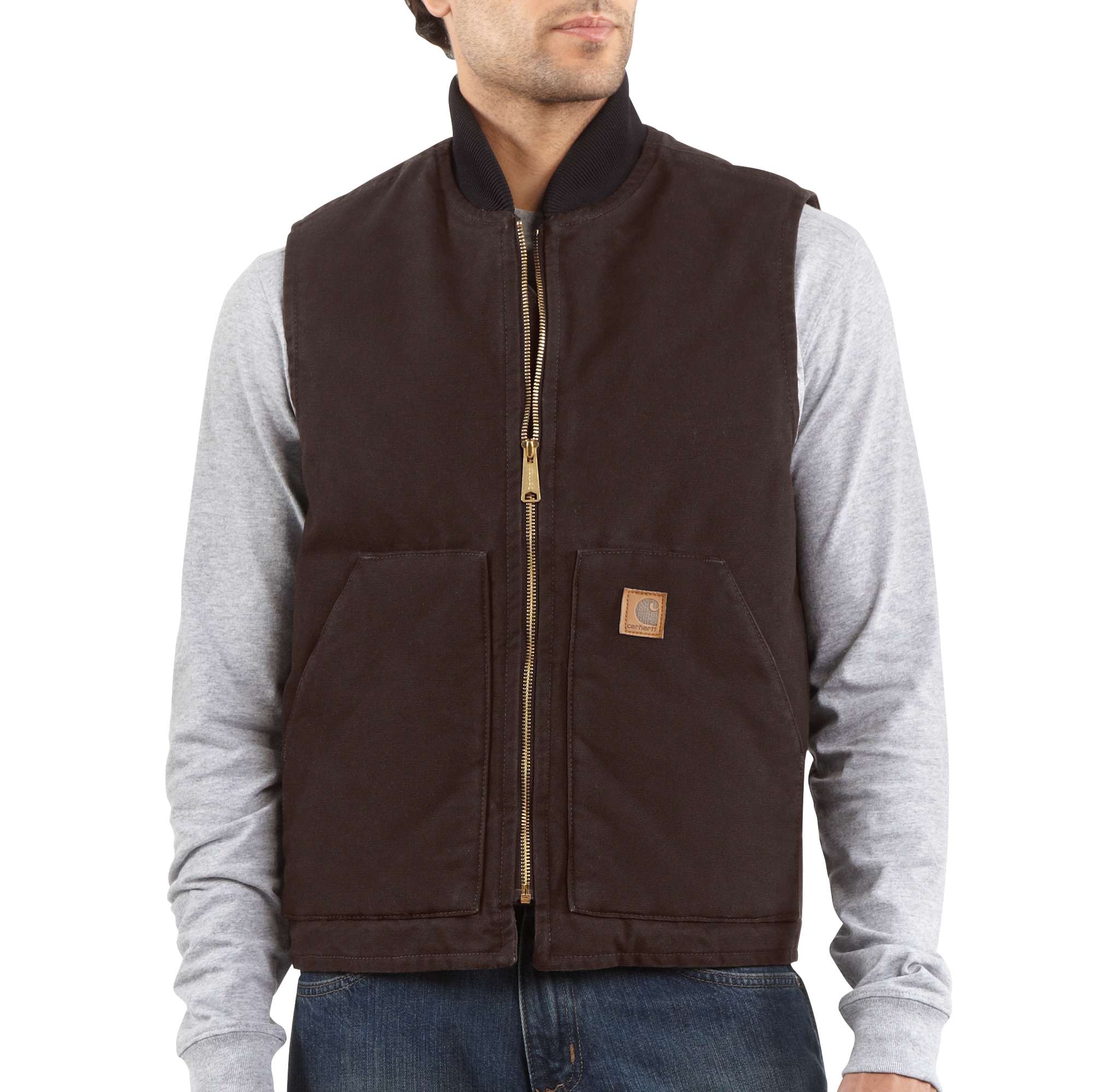 Men’s Sandstone Vest/Arctic-Quilt Lined