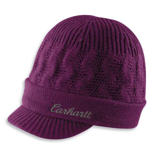 Womens Knit Visor Hat