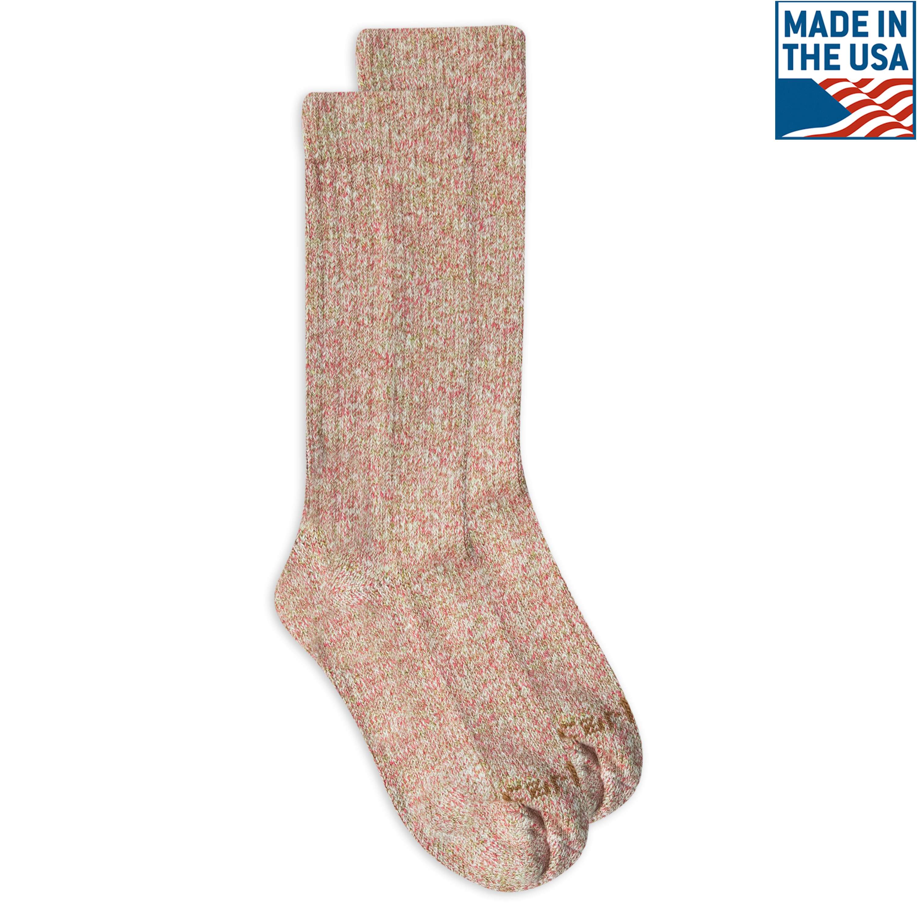 Women's Rainbow Twist Hiking Crew Sock