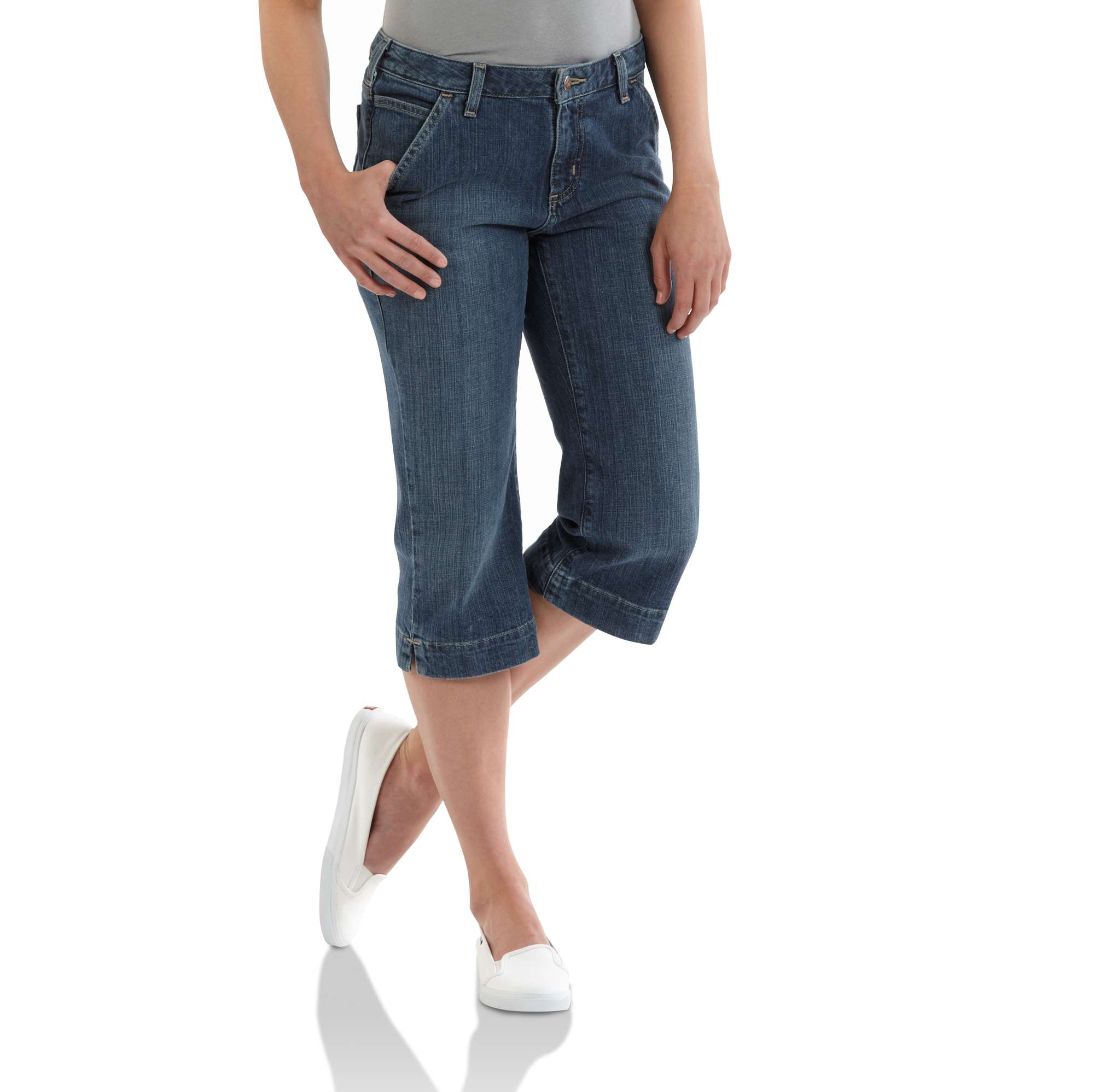 Women&lsquo;s Original-Fit Denim Cropped Pant