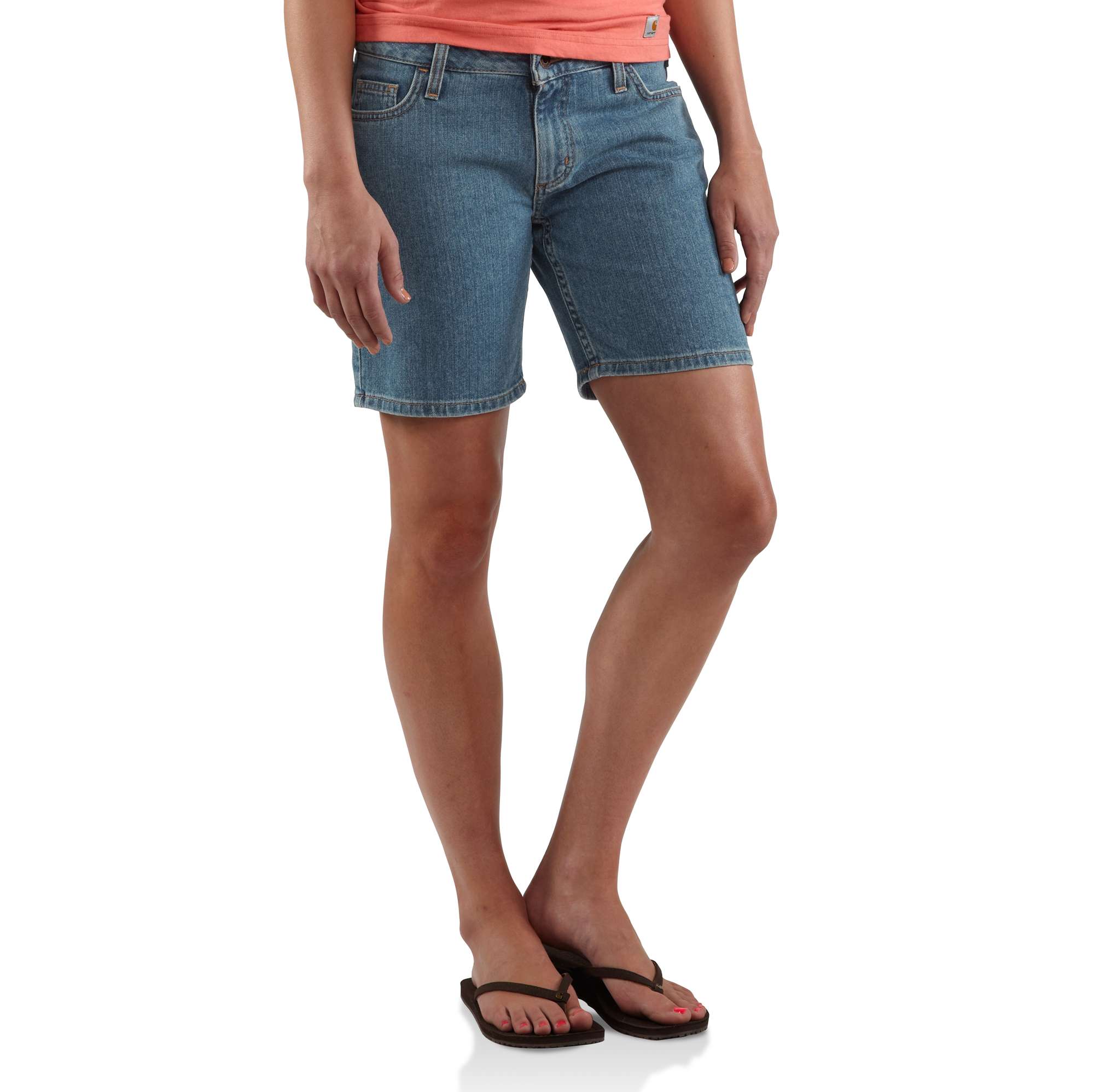 Women's Curvy-Fit Denim Short