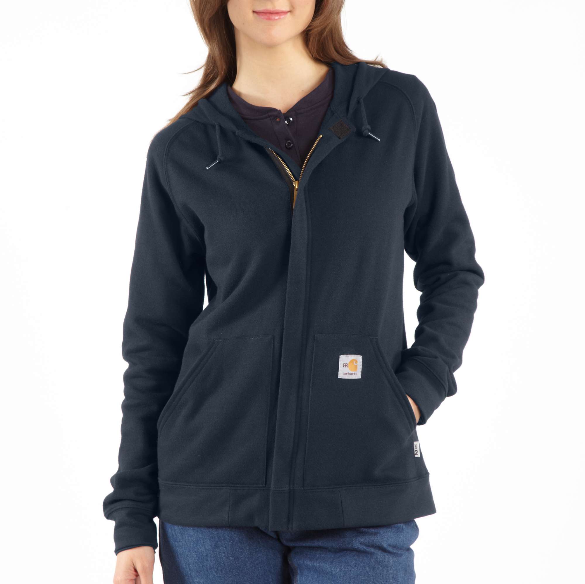 Women&rsquo;s Flame-Resistant Zip-Front Hooded Sweatshirt