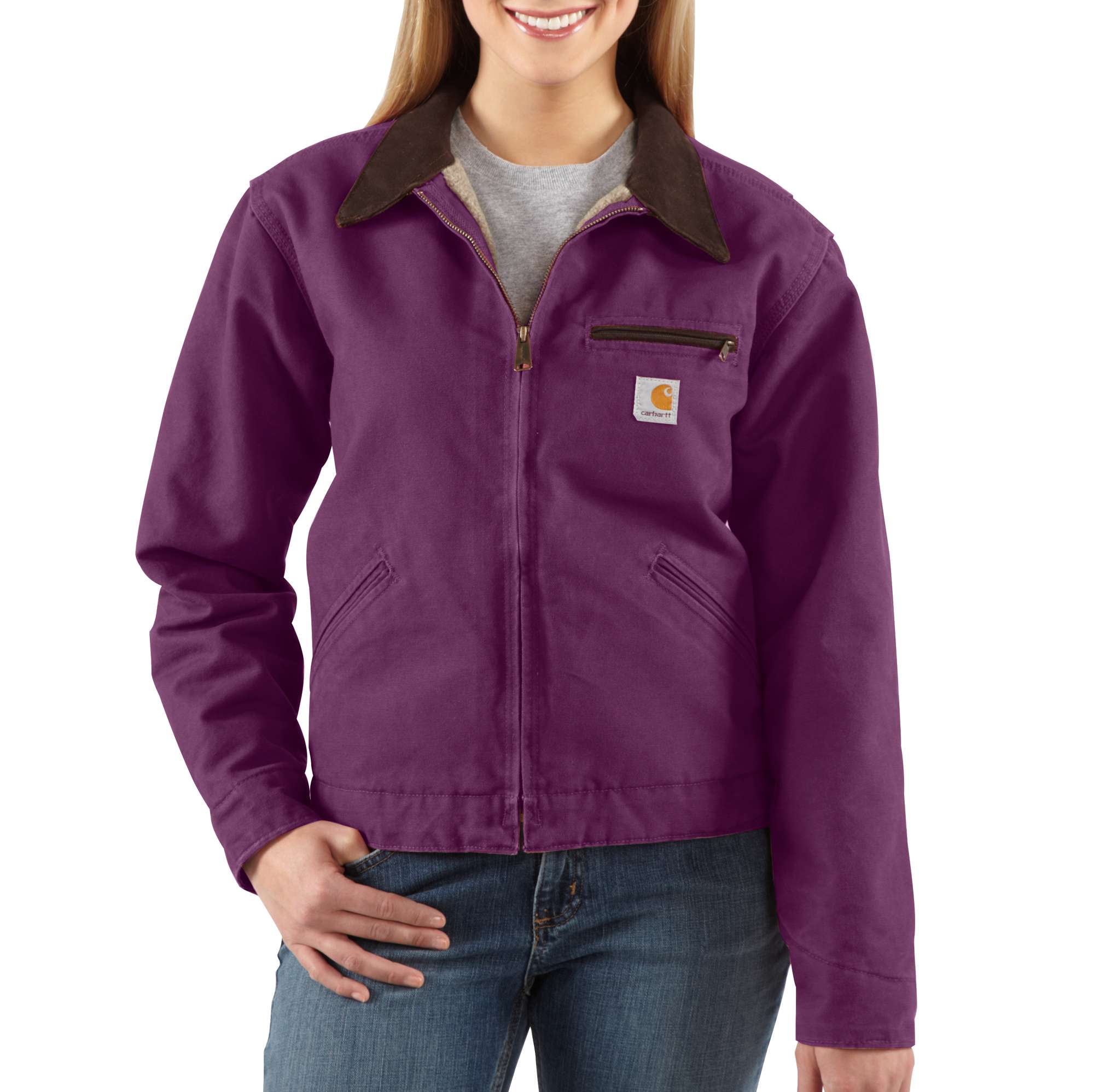 Women&rsquo;s Sandstone Detroit Jacket/Sherpa Lined