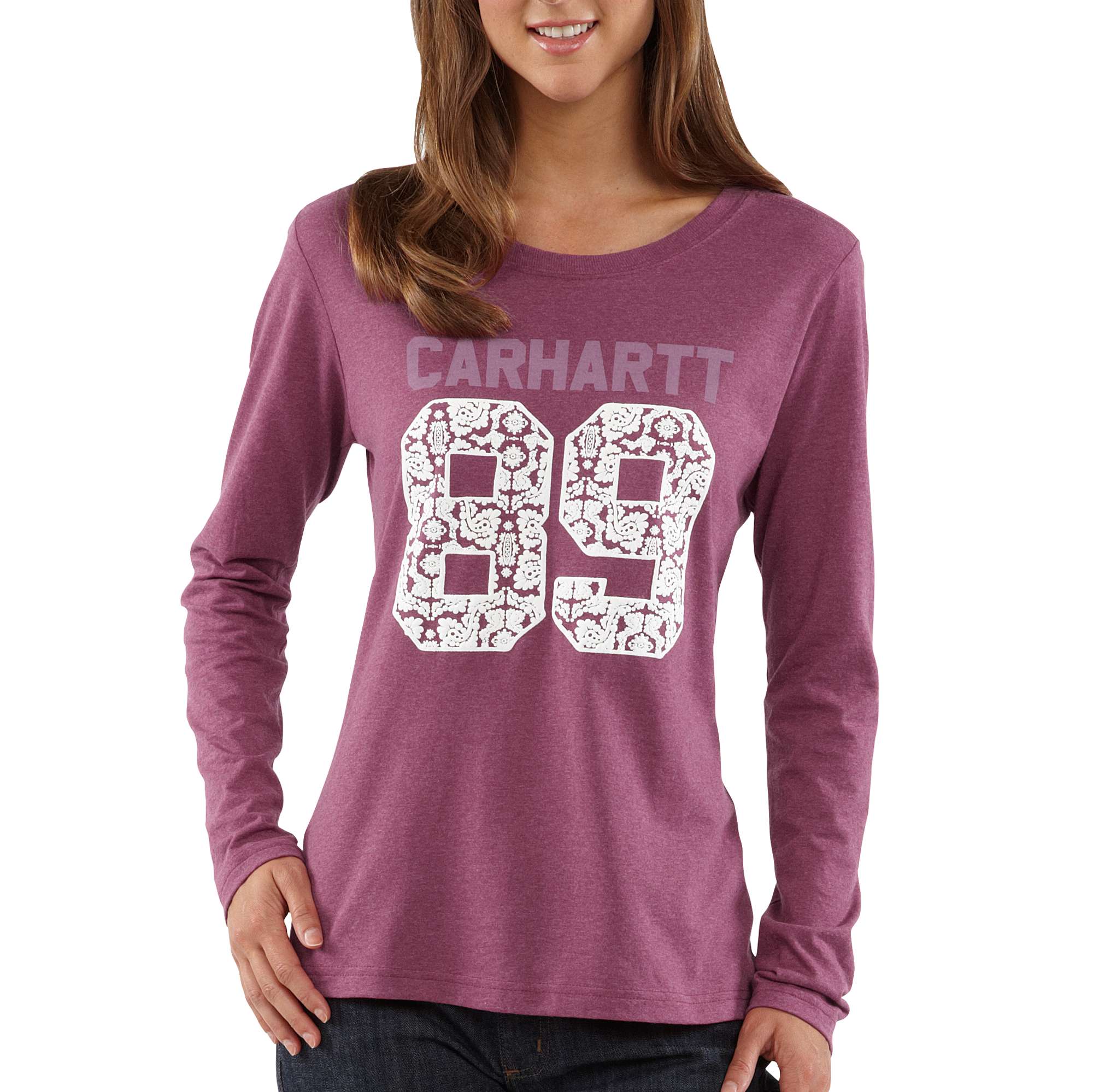Womens 89 Long-Sleeve Crewneck T-Shirt