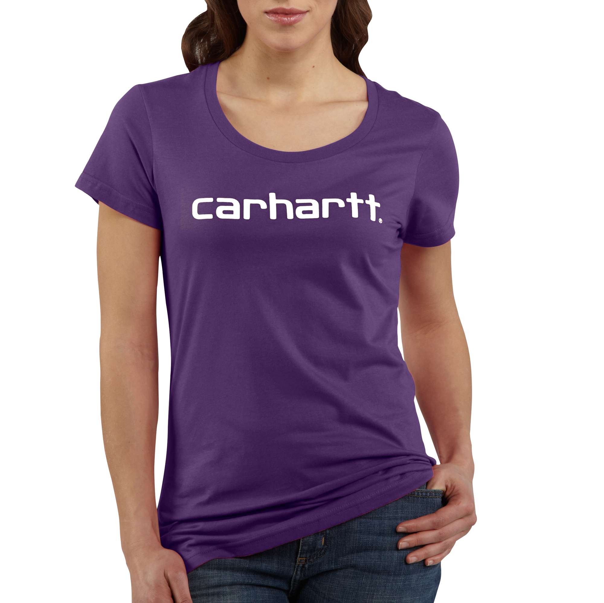 Women&rsquo;s Short-Sleeve Logo Crewneck T-Shirt