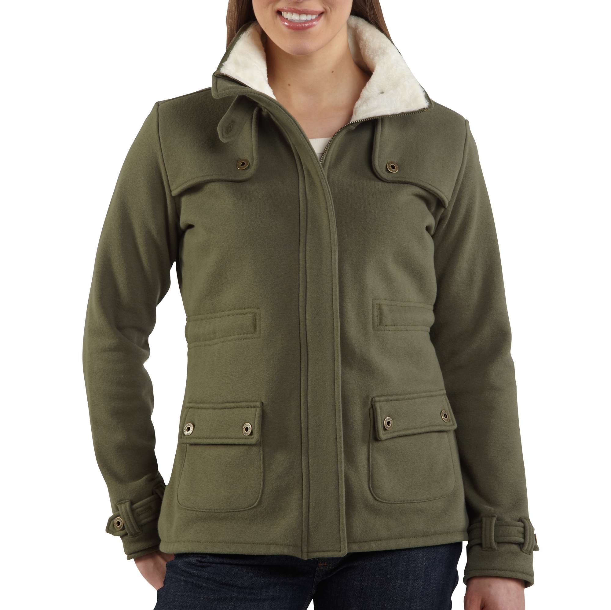 Women's Sherpa Sweat Jacket