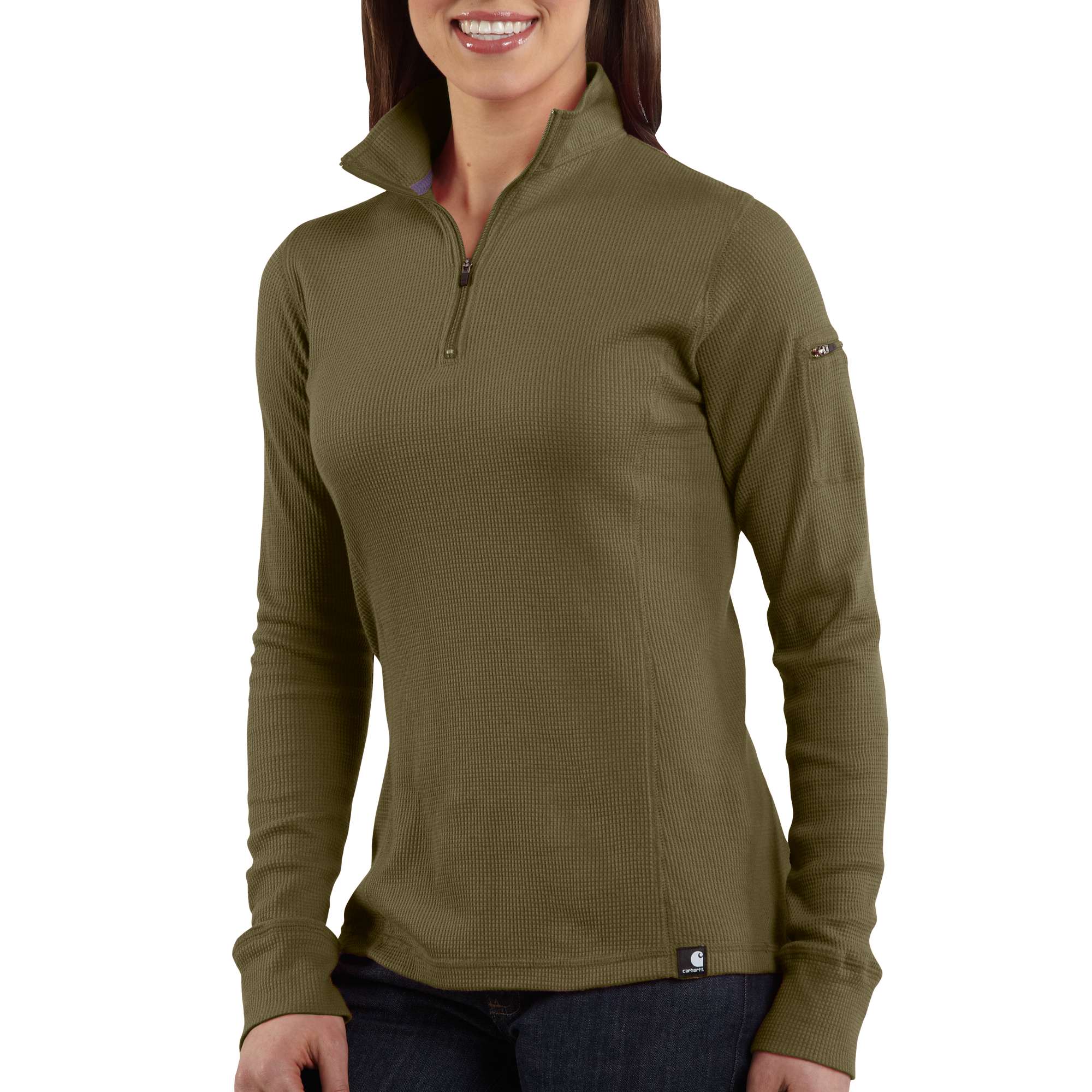 Women's Quarter-Zip Thermal Knit