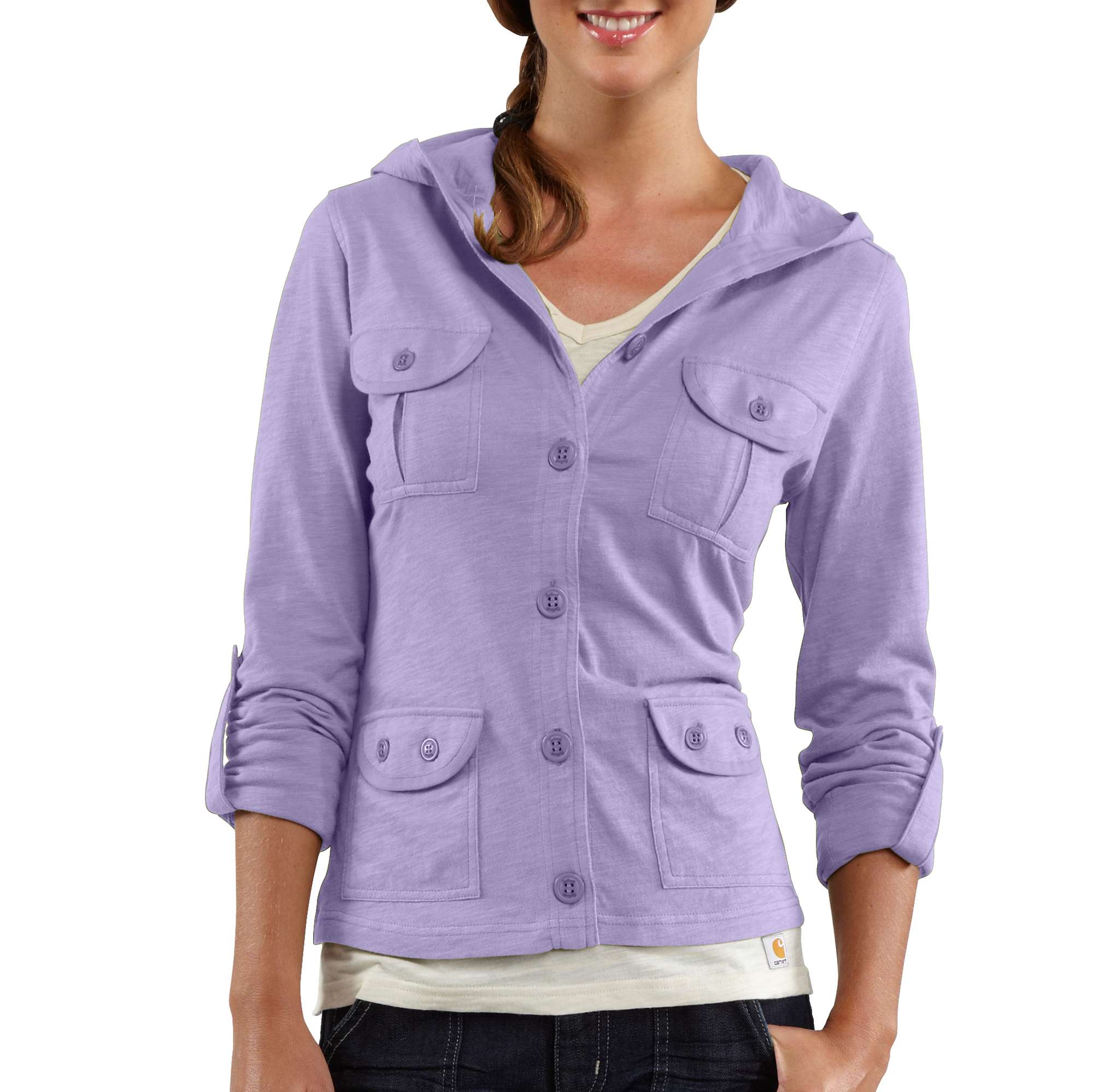 Women's Hooded Knit Jacket