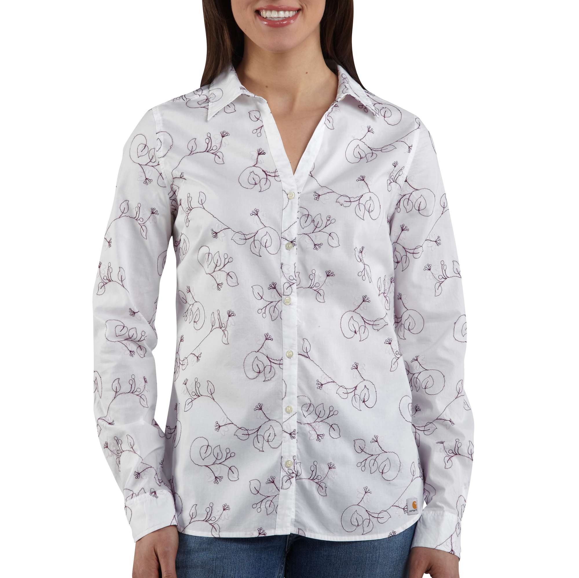 Women's Embroidered Woven Shirt