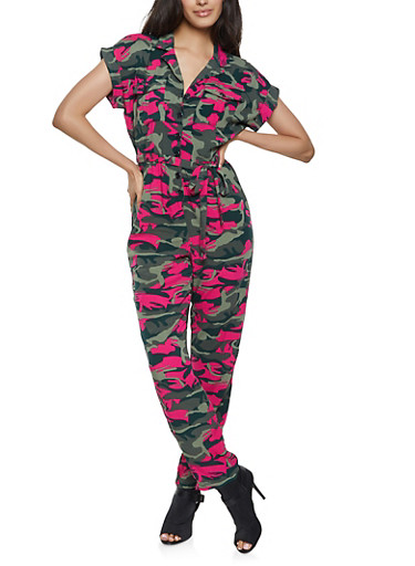 rainbow camouflage jumpsuit