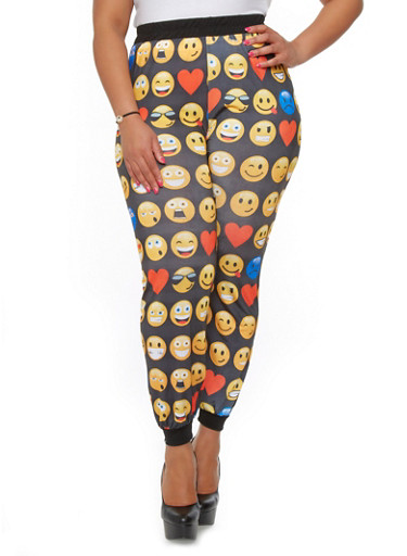 emoji jogger pants