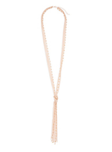 Beaded Metallic Necklace Beaded Metallic Necklace