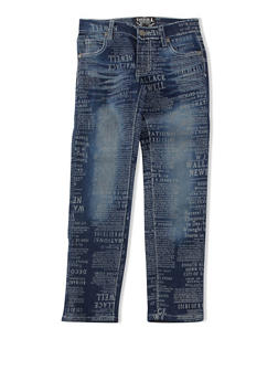 graphic skinny jeans