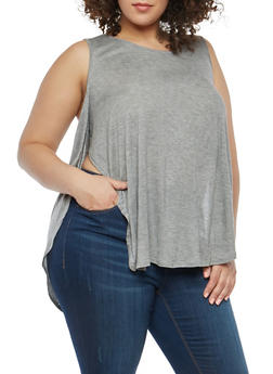 rainbow plus size top