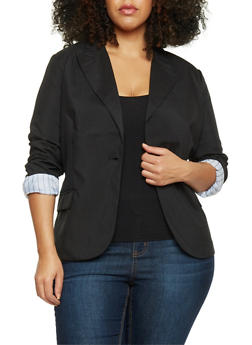 plus clothing jackets rainbow womens sets pants blazer
