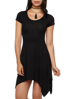 asymmetrical t shirt dress