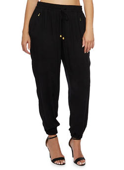 wide leg joggers plus size