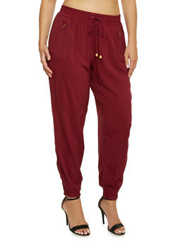 wide leg joggers plus size