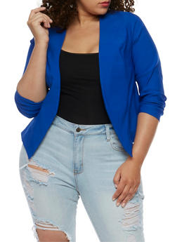 plus jackets blazer