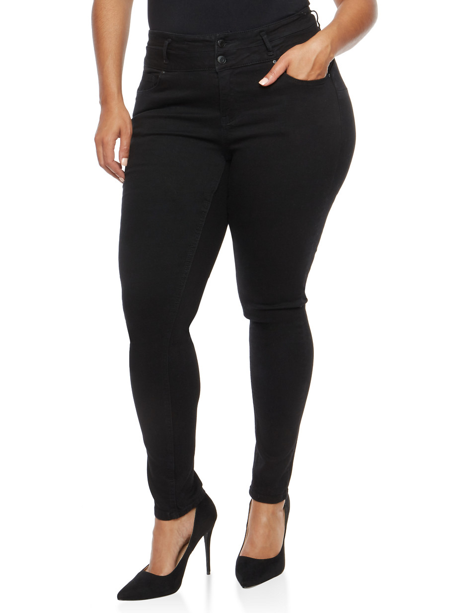 Plus Size WAX Push Up Jeans