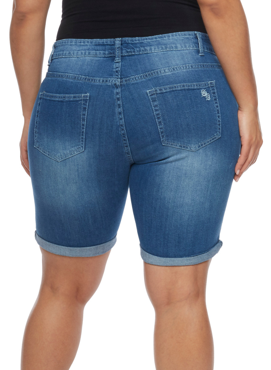 Plus Size Bermuda Shorts
