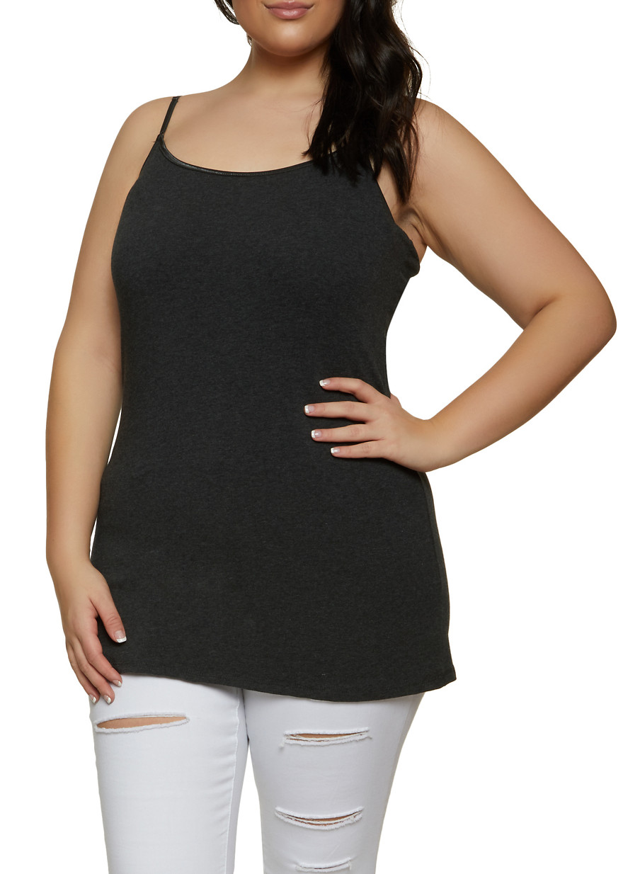 charcoal cami top