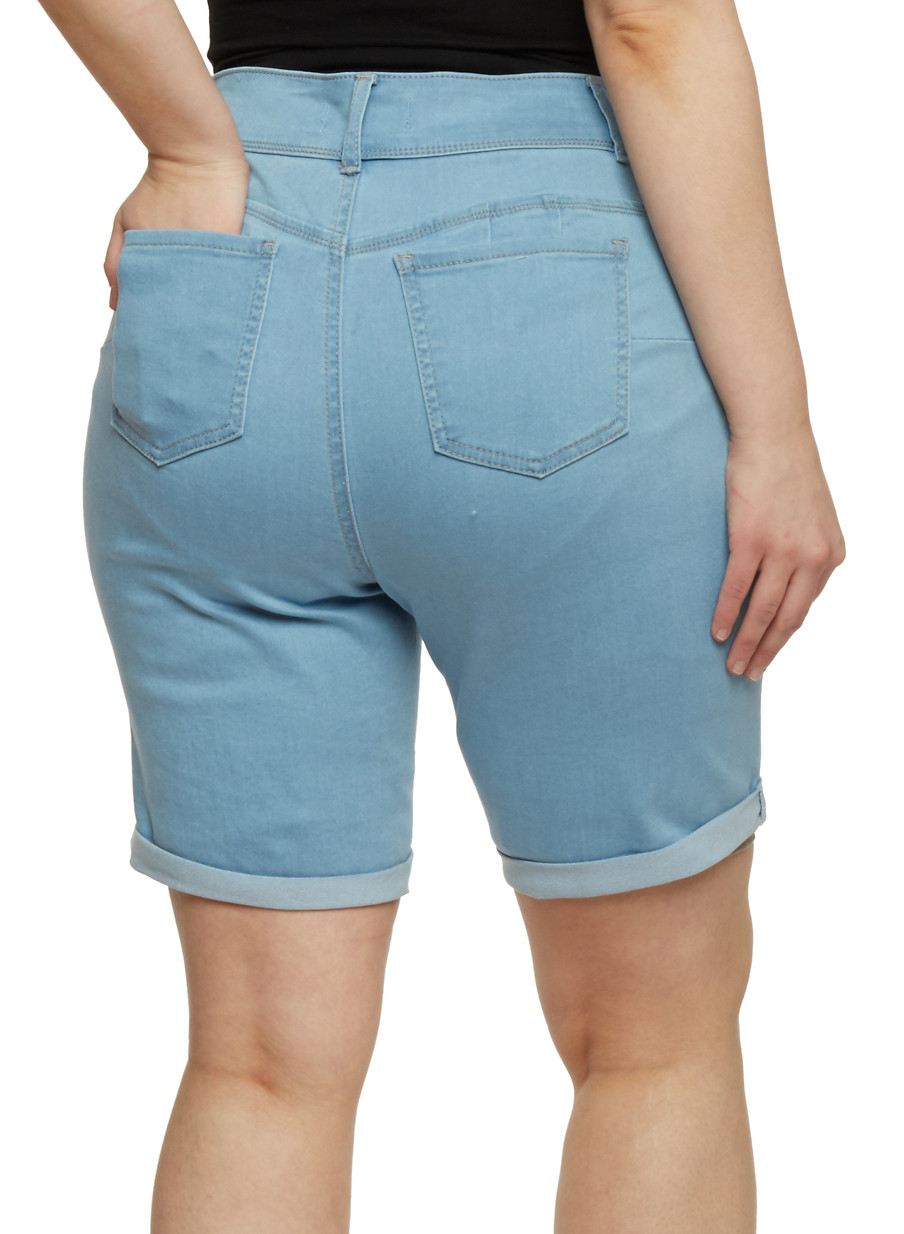 Plus Size Bermuda Shorts