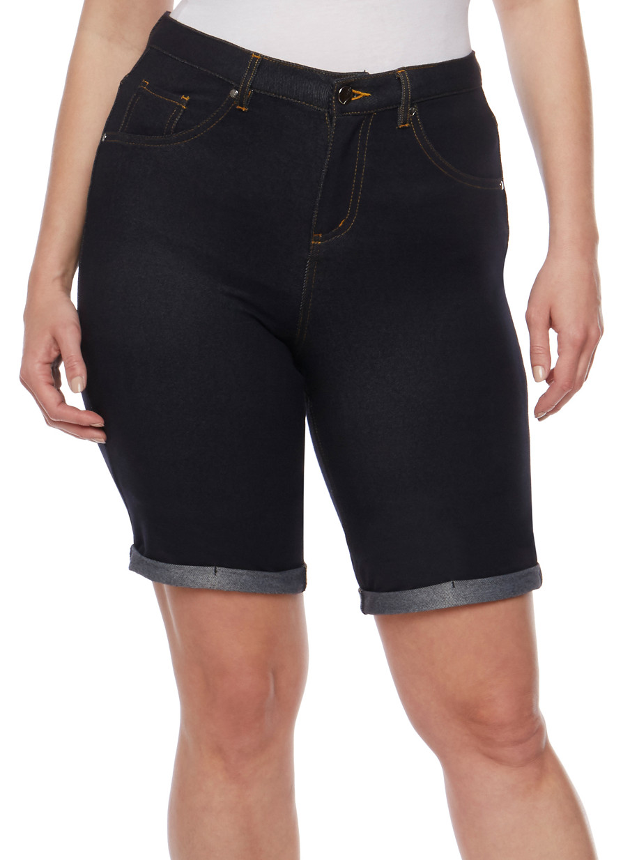 Plus Size Bermuda Shorts