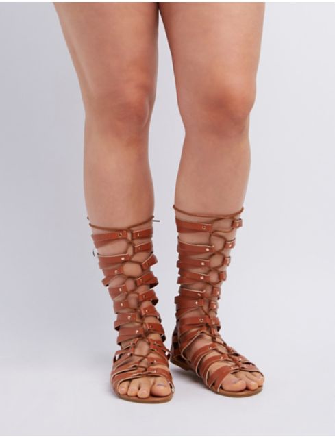 wide calf gladiator heels