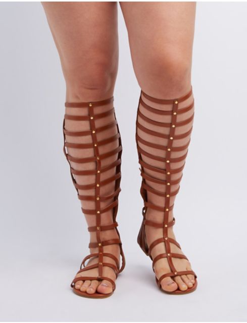wide calf gladiator heels