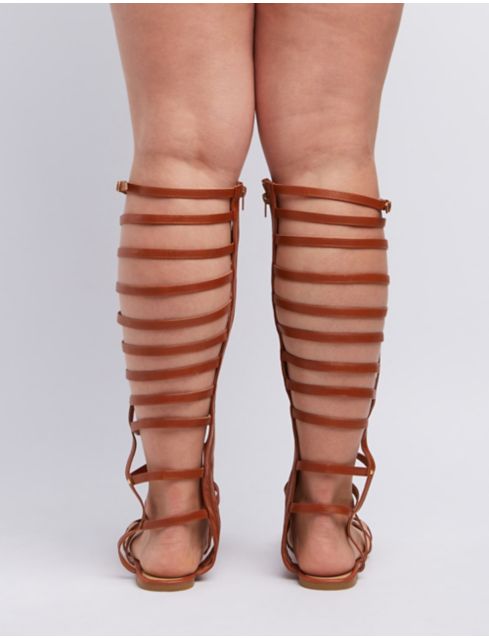 wide calf gladiator heels