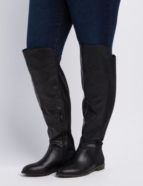 charlotte russe wide width over the knee boots