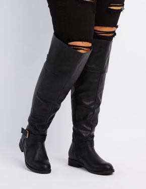 charlotte russe wide calf boots