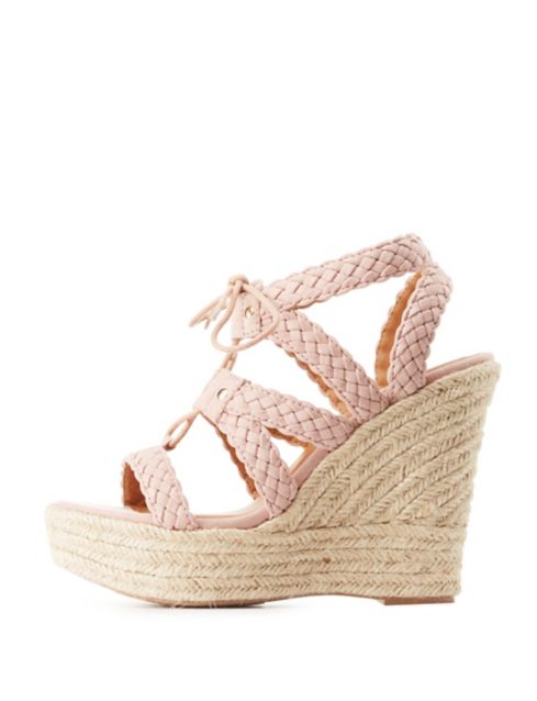 woven espadrille sandals