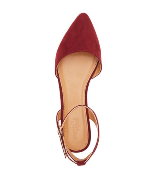 open back flat shoes