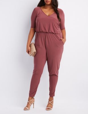 charlotte russe jumpsuit plus size