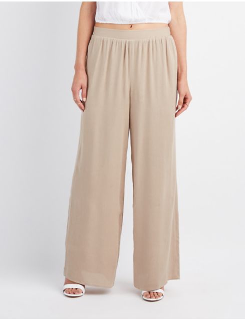 gauze palazzo pants