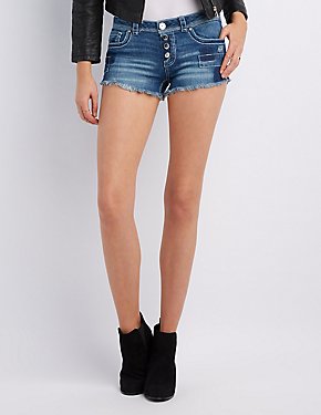 Sexy Denim, High-Waisted, & Lace Shorts | Charlotte Russe