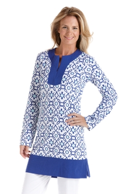 ZnO Color Block Tunic - Print