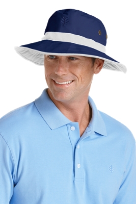 Coolibar UPF 50+ Men's Matchplay Golf Hat Sun Protective